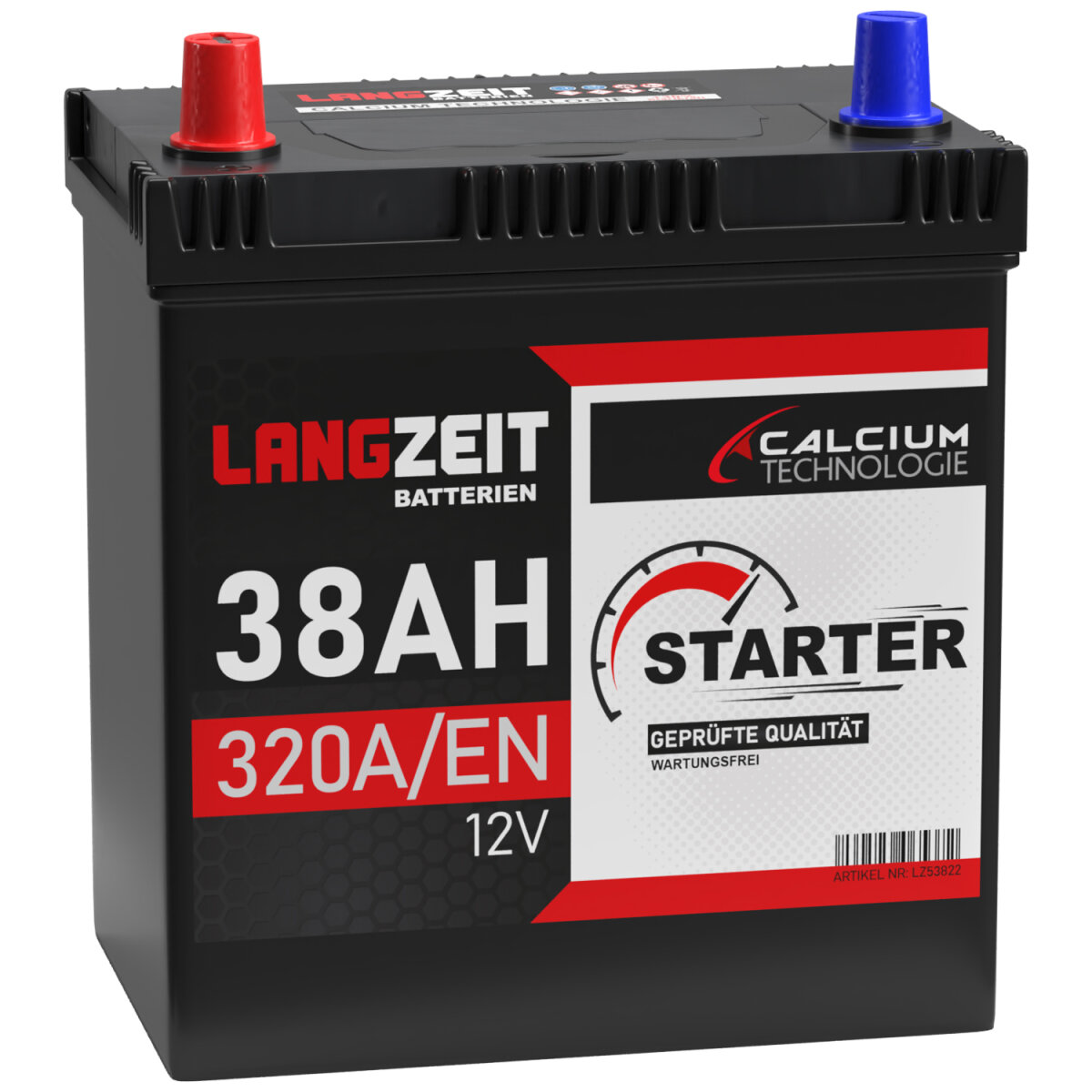 Langzeit Asia Autobatterie PPL 38Ah 12V, 46,90 €