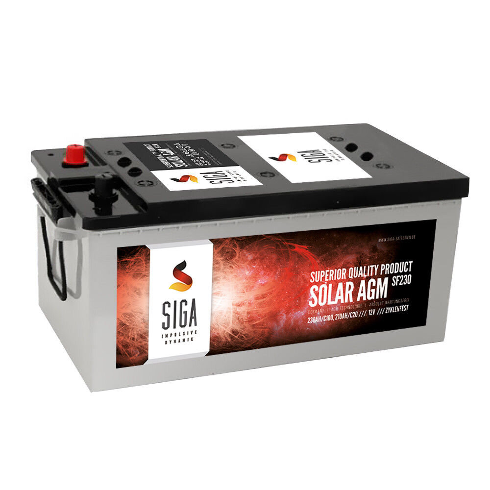SIGA Solar AGM Batterie 230AH 12V, 384,90 €