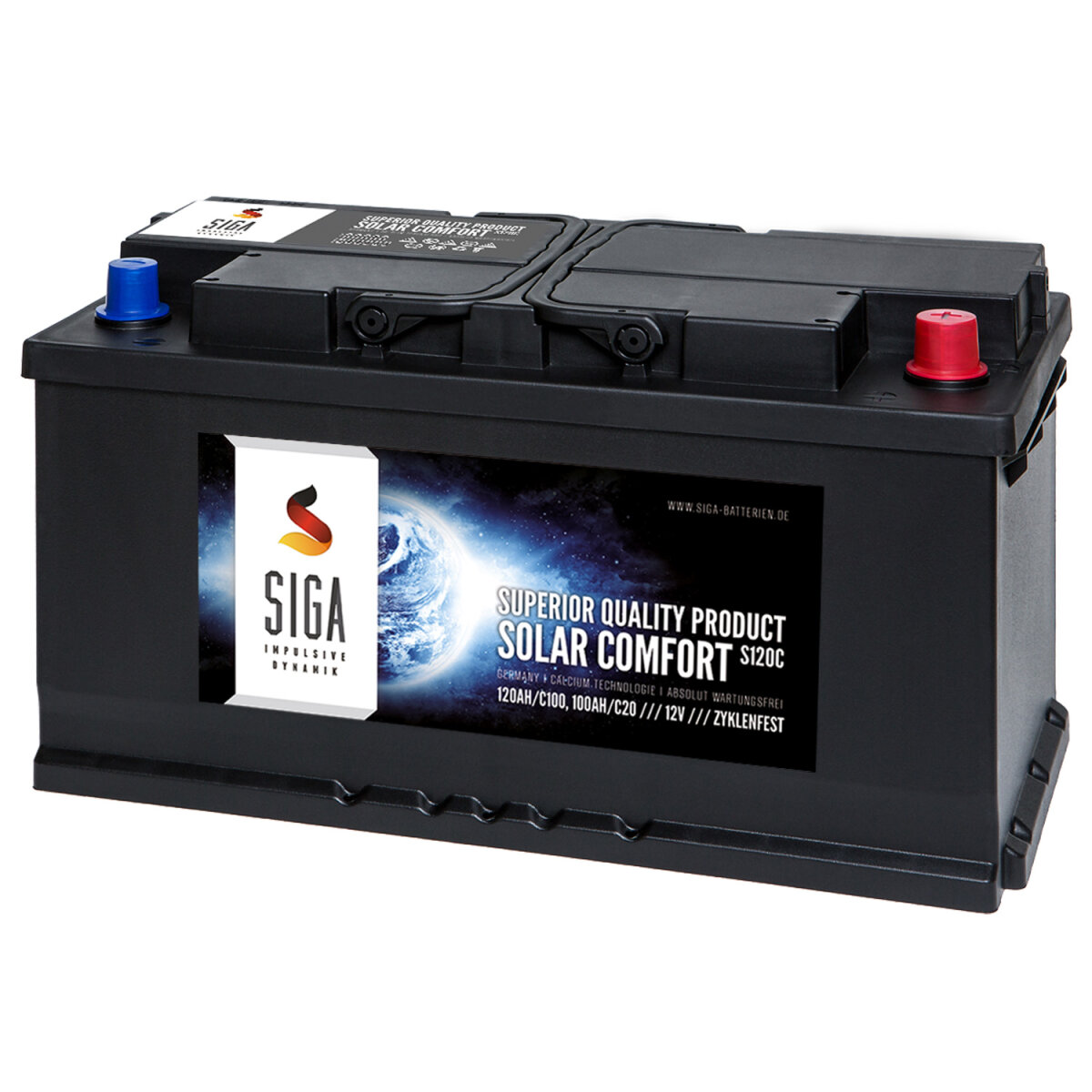 SIGA Solar Comfort Solarbatterie 120Ah 12V, 131,90 €