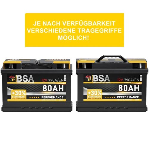 BSA Performance Autobatterie 80Ah 12V, 66,90 €