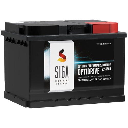 SIGA OptiDrive Autobatterie 55Ah 12V, 81,90 €