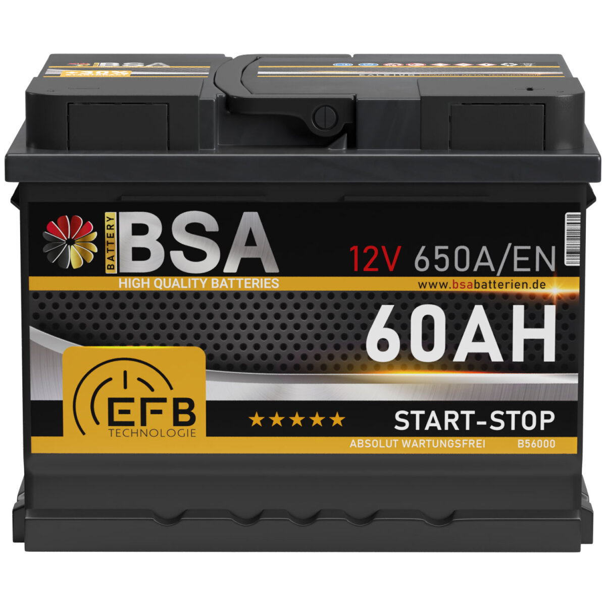 BSA EFB Autobatterie 60Ah 12V, 79,90 €