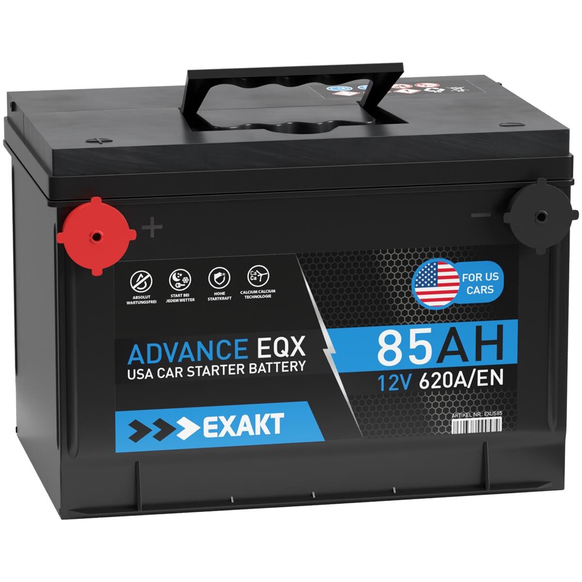 EXAKT US Autobatterie 85Ah 12V, 112,90 €